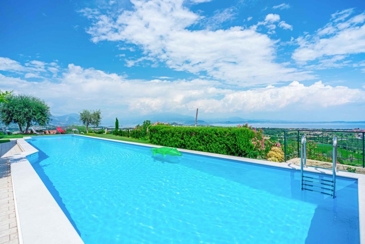 Piscina Panoramica - La Casa Volante Villa Soiano Del Lago Exterior photo